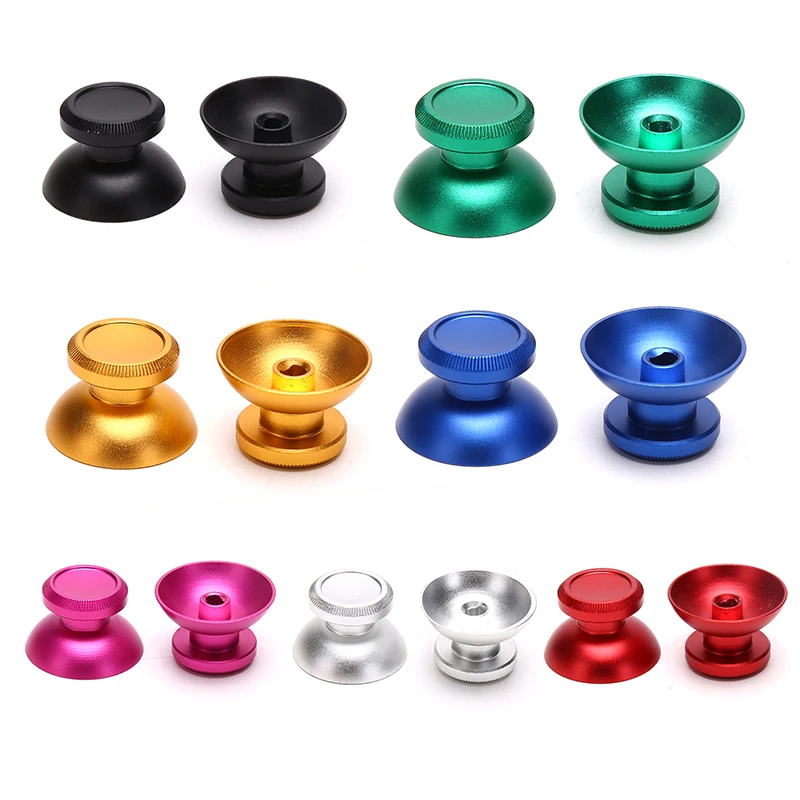 

2PCS Metal Analog Joystick thumb Stick Grip Cap Replacement Parts for PS4 / Xbox