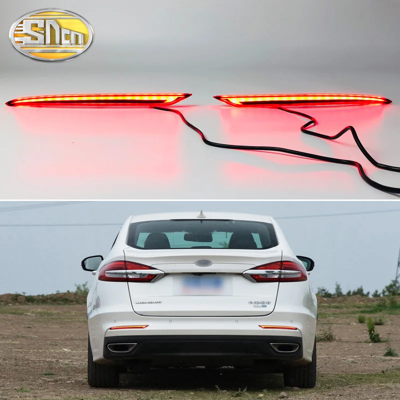 

3-in-1 Functions LED Reflector Lamp Rear Fog Lamp Bumper Light Brake Light Dynamic Turn Signal For Ford Mondeo Fusion 2019 2020