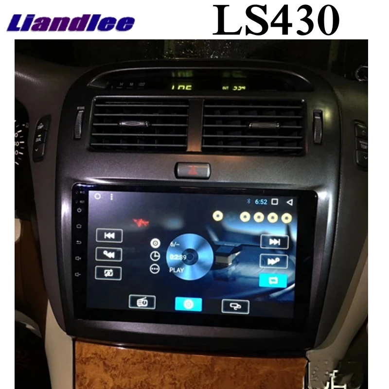 Liandlee автомобильный мультимедийный плеер для Lexus LS LS430 XF30 для Toyota Celsior 2000~ 2006 NAVI беспроводной CarPlay радио gps навигация