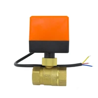dn20 ac220v dc24v dc12v electric motorized brass ball valve with electric drive actuator 2 way g34 plumbing cn01