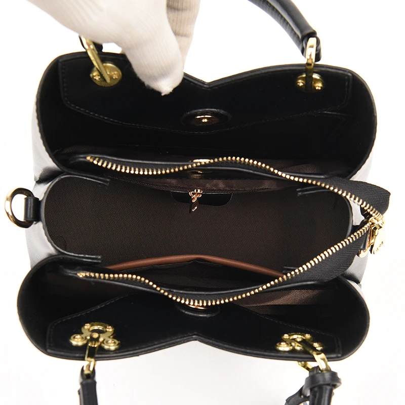 2021 hot sale pu leather messenger bag ladies brand stitching designer bag large capacity handbag exquisite pendant shoulder bag free global shipping