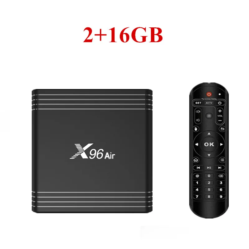 x96 air 2 16GB X96 Air tv BOX Android 9,0 Amlogic S905X3 телеприставка 4 Гб 64 ГБ 32 ГБ wifi 4K 8K 24 кадров в секунду Netflix X96Air 2 Гб 16 Гб телеприставка мини-приставка - Цвет: x96 air 2 16GB