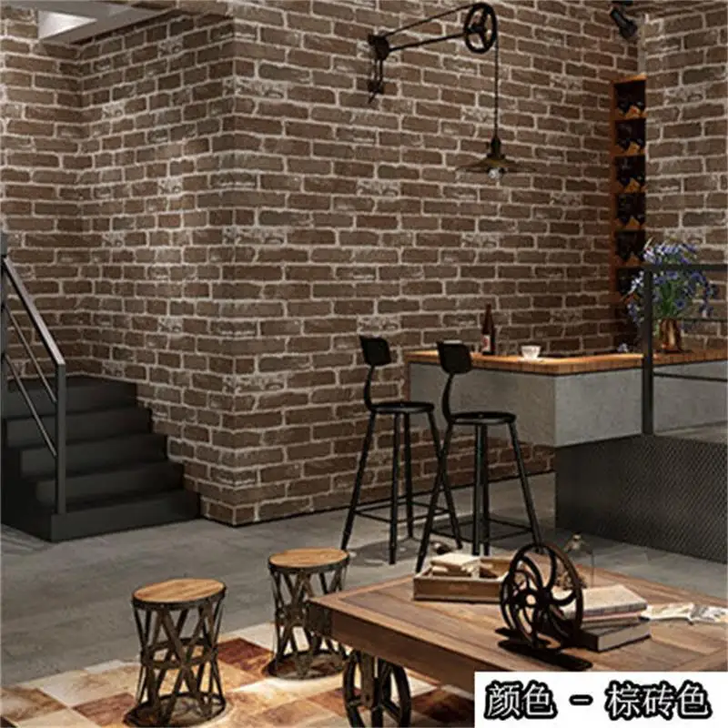 Утолщенные самоклеящиеся обои с 3d-изображением кирпича английского алфавита в