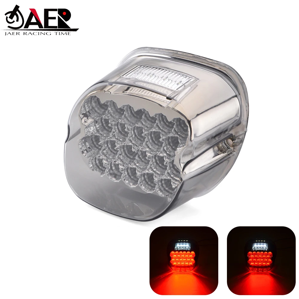 

Motorcycle LED Tail Lamp License Plate Running Brake Light for Harley Dyna FXDF Electra Glide FLSTC FLHT FXDX FXD