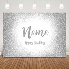 Фон для фотостудии с изображением серебристого цвета в горошек