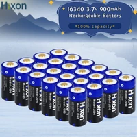 16340 900mah 100 capacity 3 7v li ion rechargeable battery for arlo hd cameraflashlight camping light lithium ion battery