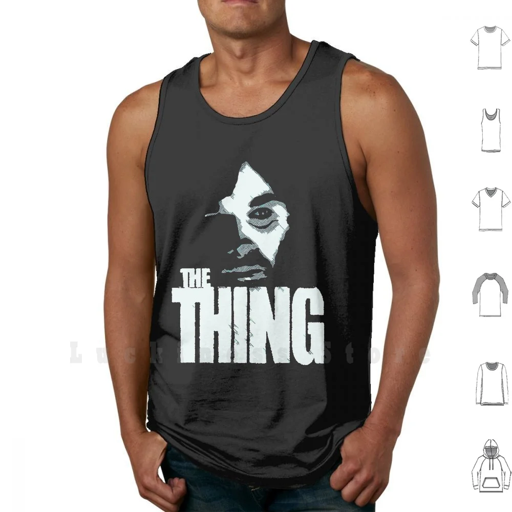 

The Thing Tank Tops Vest 100% Cotton The Thing 1982 80s John Carpenter Kurt Russell Horror Horror Movie Film Cult