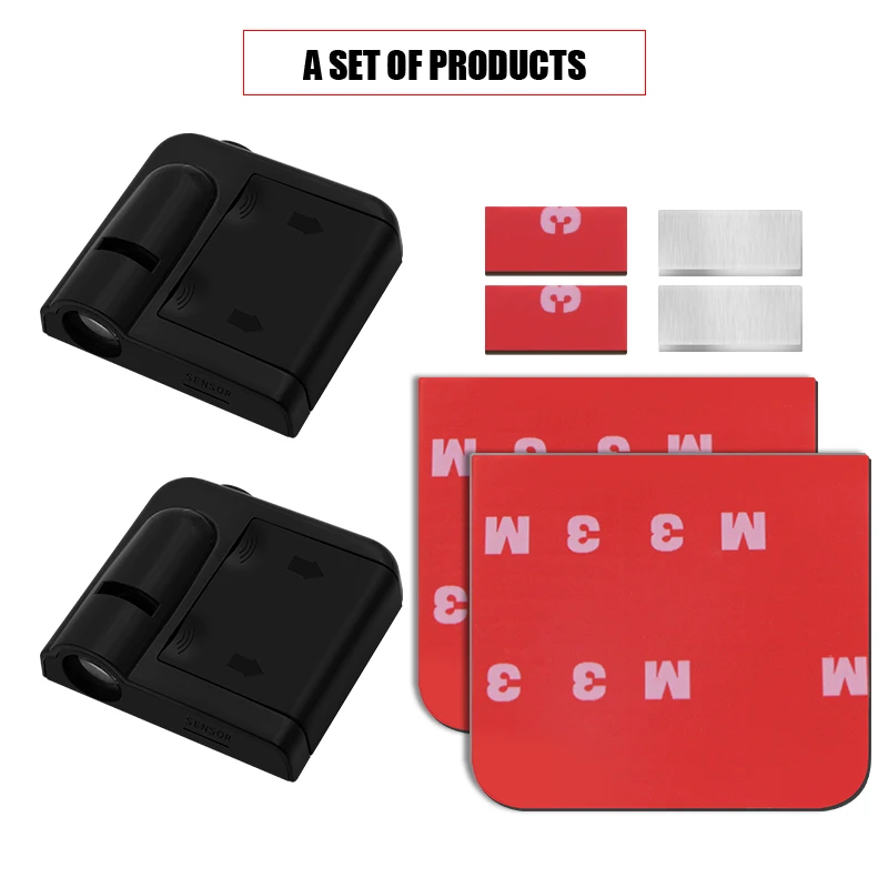 2 шт. двери автомобиля Добро пожаловать светильник авто лампа с логотипом для