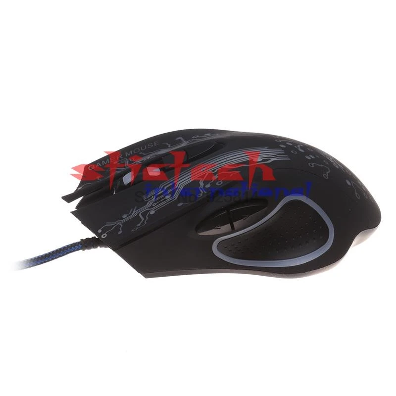 Dhl ИЛИ ems 200 шт. светодиодсветодиодный оптические 6 кнопок 6D|wired gaming mouse|gaming mousecomputer