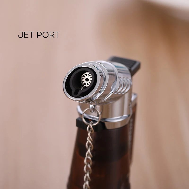 Мини-зажигалка Jobon струйная зажигалка с бутановым пламенем надувная