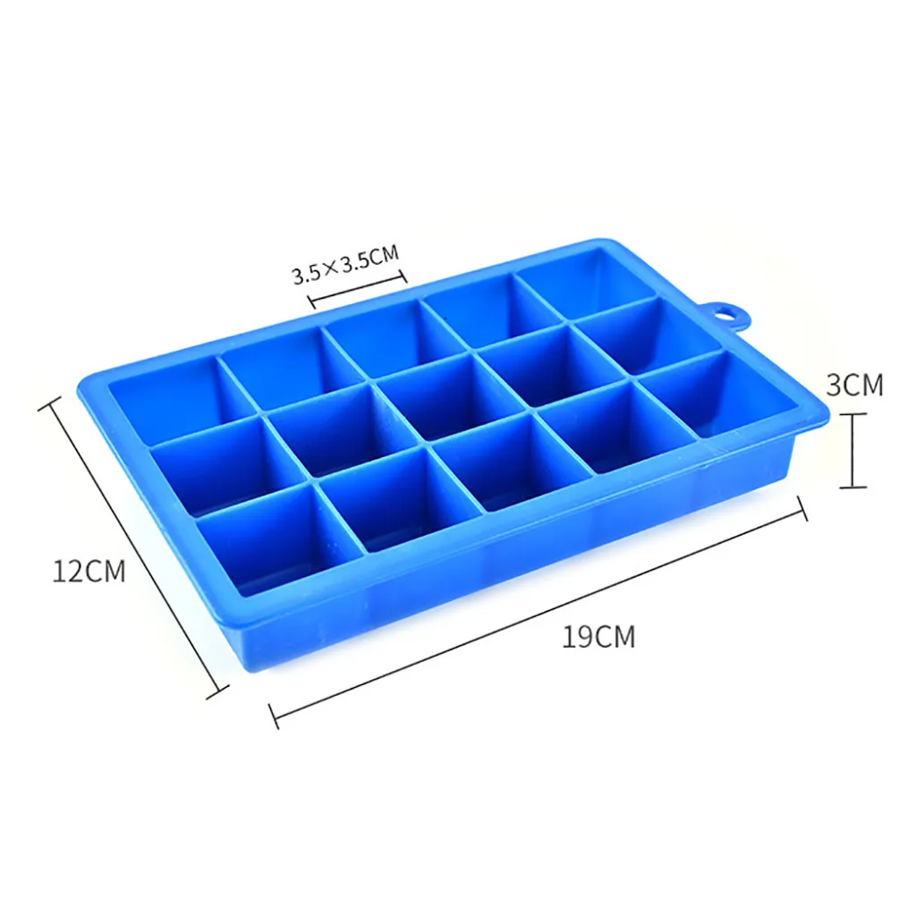 

8 Grids Silicone Ice Tray FrostMold Bar Ice Cubes Tray Pudding Jelly Chocolate Maker Chocolate Baking Candy Soap Mold making J80
