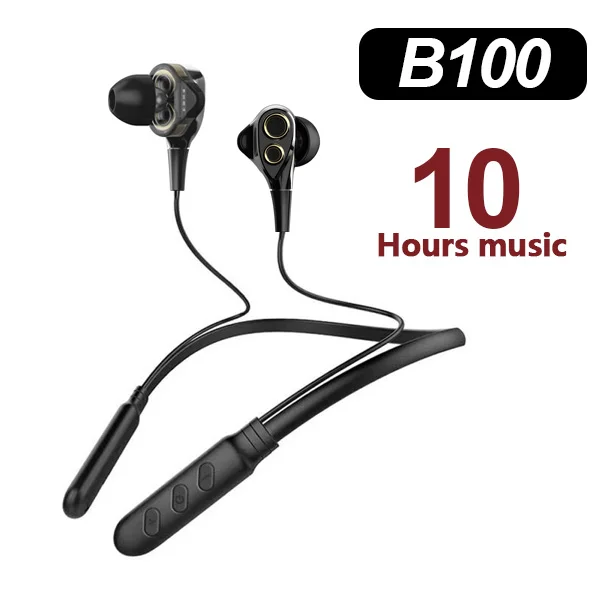 CBAOOOO B800 Bluetooth наушники беспроводные наушники спортивные стерео Bluetooth наушники Auriculars с микрофоном для телефона - Цвет: B100-10 hours