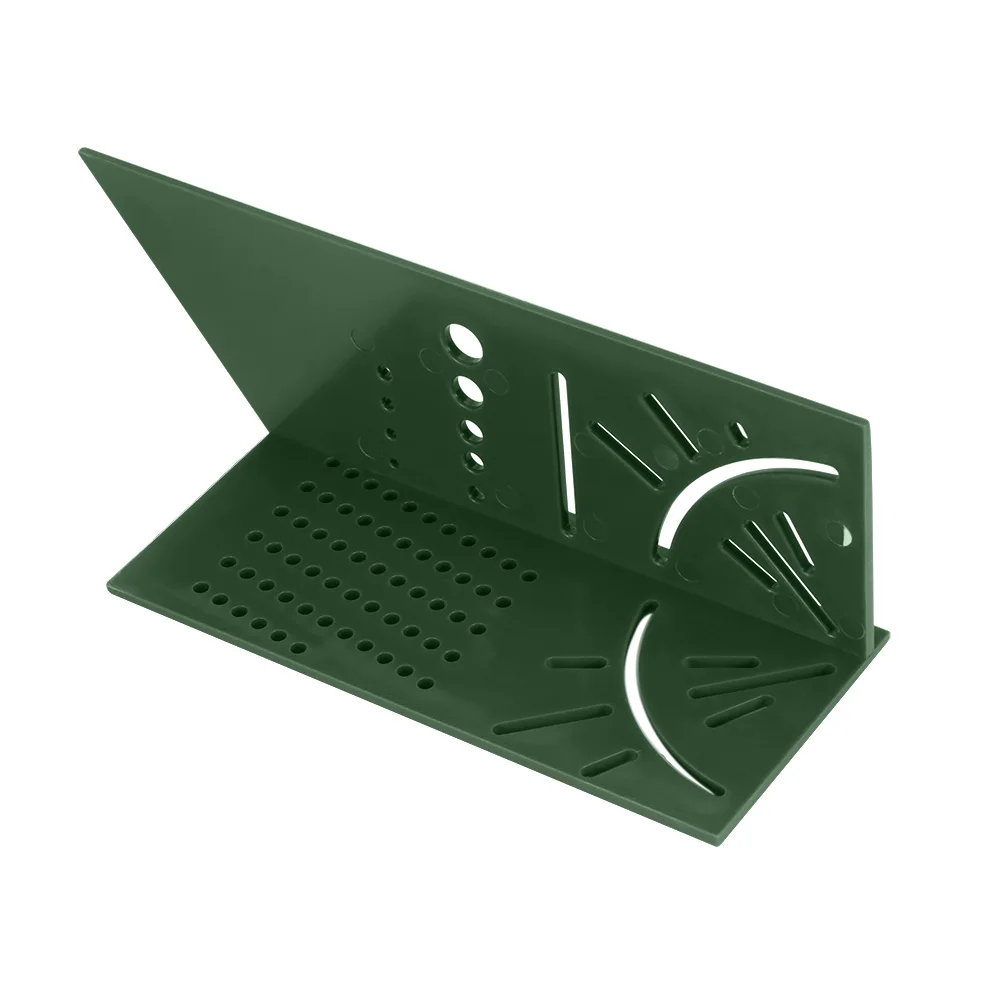 Новое поступление деревообрабатывающая Калибровочная линейка 3D Mitre углоизмерительный инструмент для измерения площади 45 градусов и 90 градусов с плотником