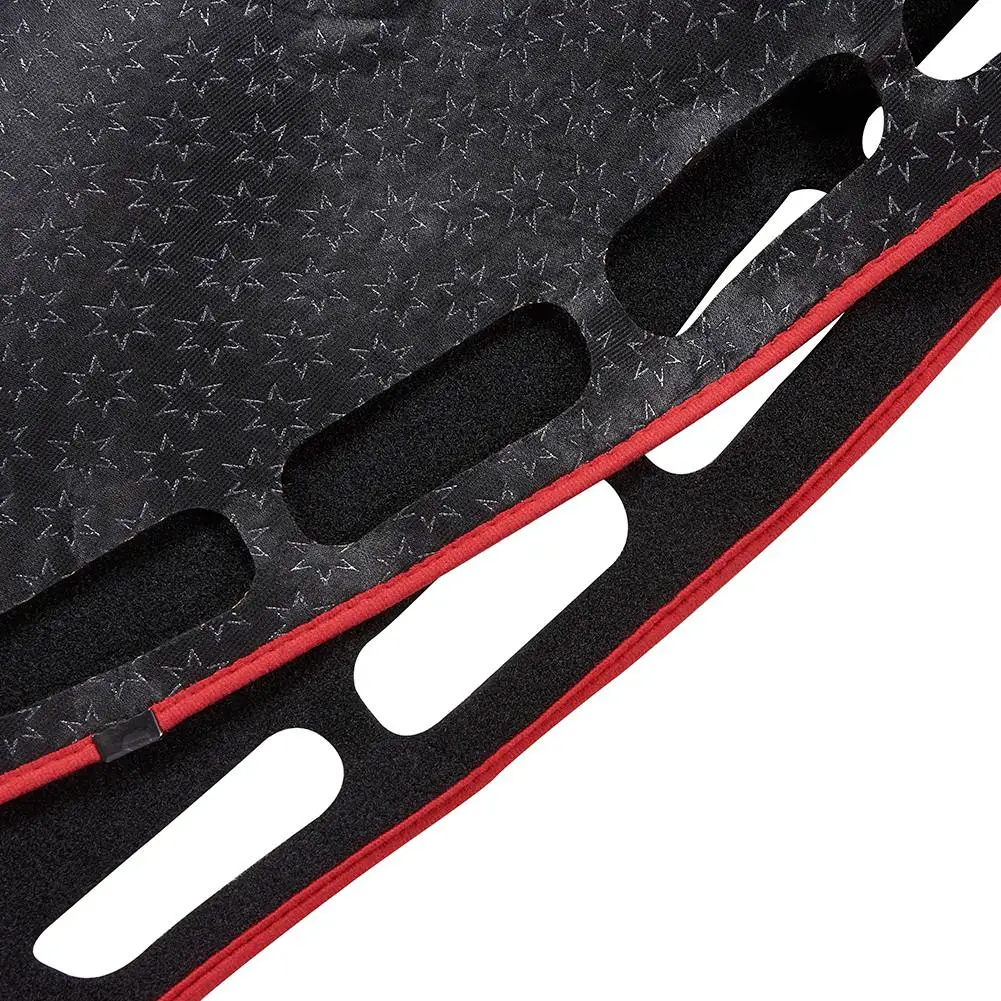 Противоскользящий коврик для приборной панели подходит Ford Focus MK3 2013-2018 красная