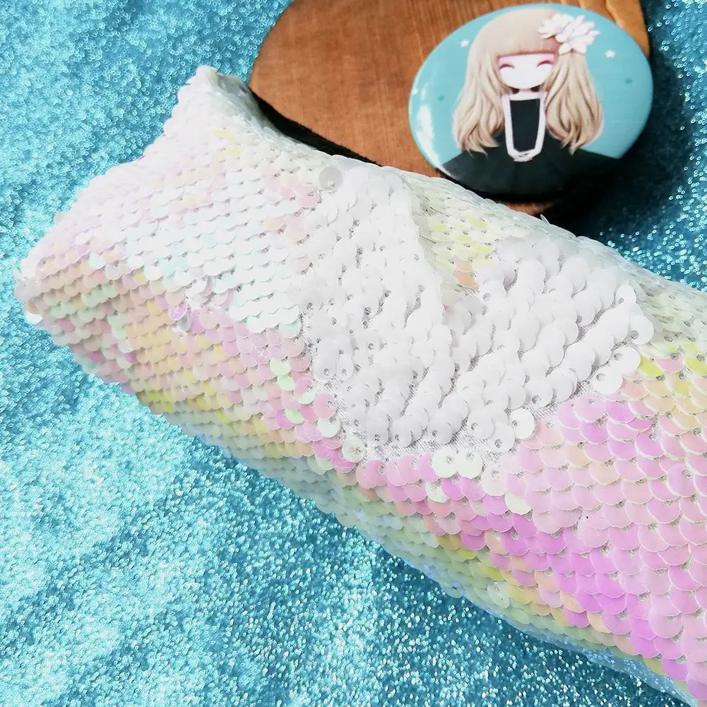 New Super Pencil Case sequin stationery pencil case European and American fish storage bag Ladies | Канцтовары для офиса и
