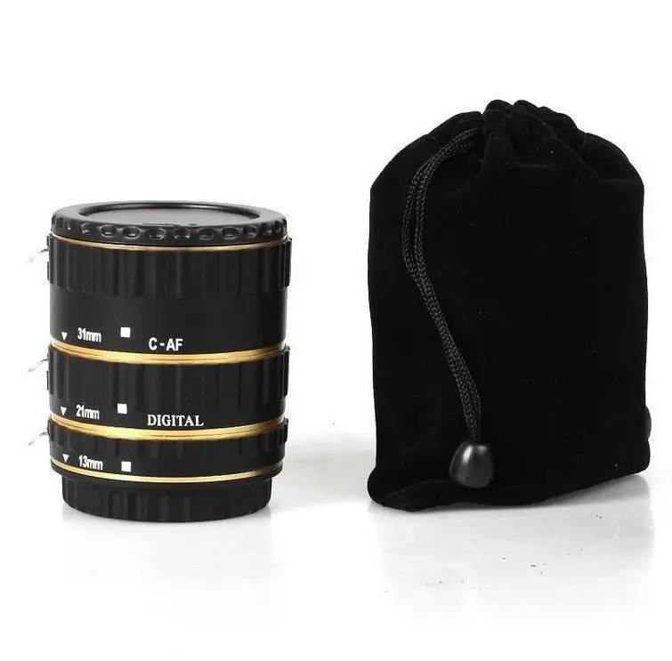 Kuulee Canon EF-S T5i T4i T3i T2i 100D 60D 70D 550D 600D 6D 7D адаптер для объектива с креплением макроудлинитель с автоматической фокусировкой AF Автофокус AF Macro