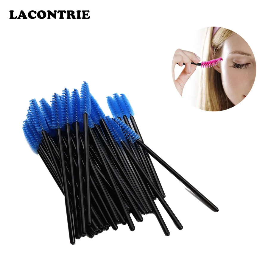 50 шт. ресницы макияж щеточки одноразовые для женщин DIY наращивание ресниц палочка