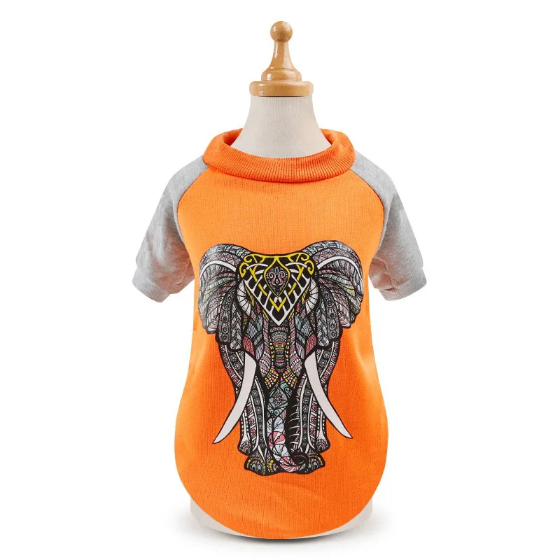 С цветным рисунком собаки Clothess зимнего теплого сна питомца собаки кофта для собак Толстовка для чихуахуа для малых и средних собак для собак породы Йоркширский терьер Костюмы 10E - Цвет: style 8