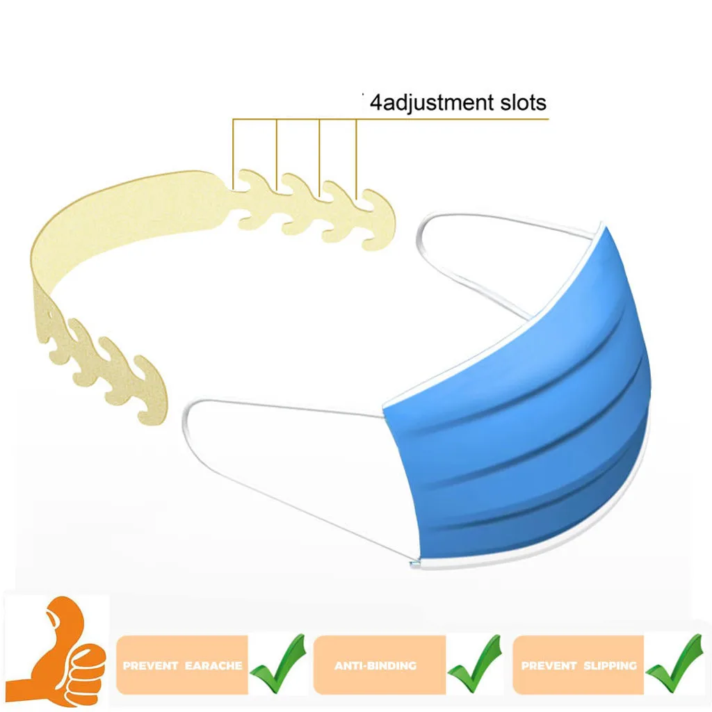 25 #10 шт. Шестерни Регулируемый Анти скольжения маска уха ручки высокое качество