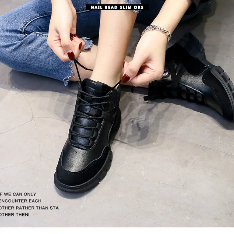 2019 брендовые белые кроссовки на платформе сезон весна-осень женские в стиле