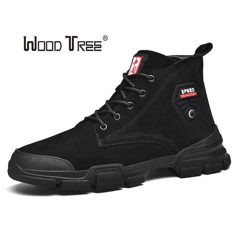 Ботинки мужские тактические военная пустыня Зимние ботильоны холщовая обувь для