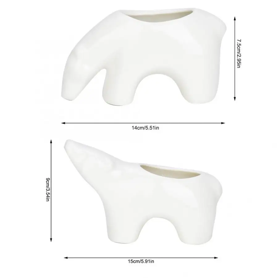 Керамическая Смола суккулент контейнер для растений цветочный горшок плантатор
