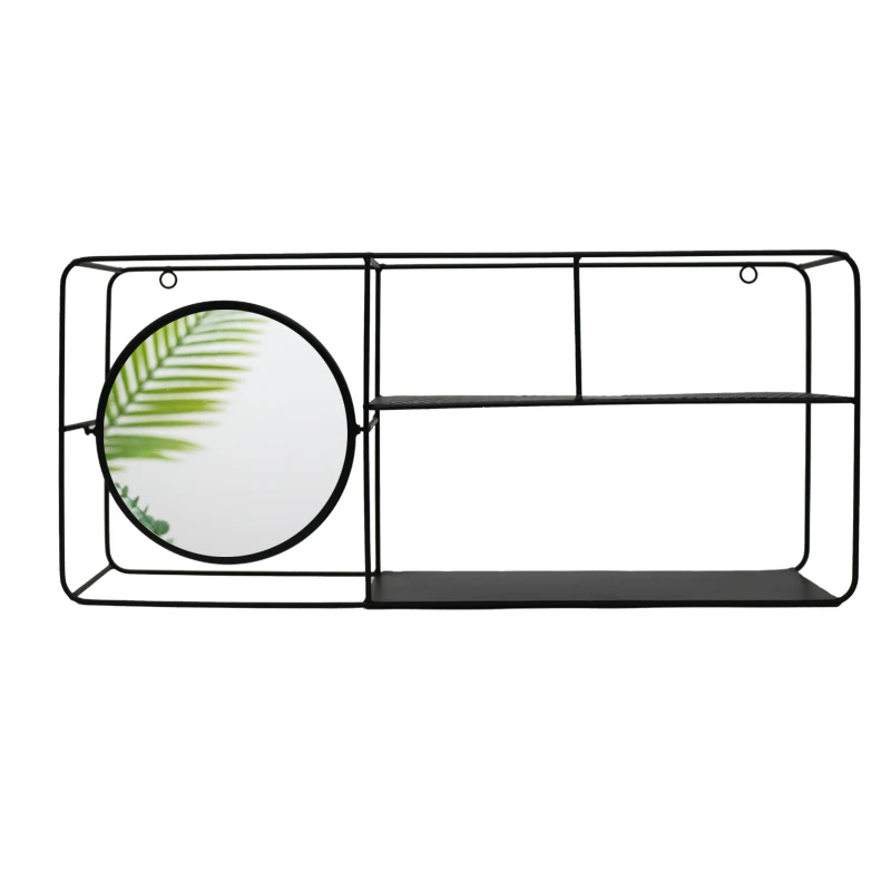 

Высокотемпературная кухонная полка с рисунком, нордическая декоративная зеркальная полка для хранения, настенная подвесная полка из ажурн...