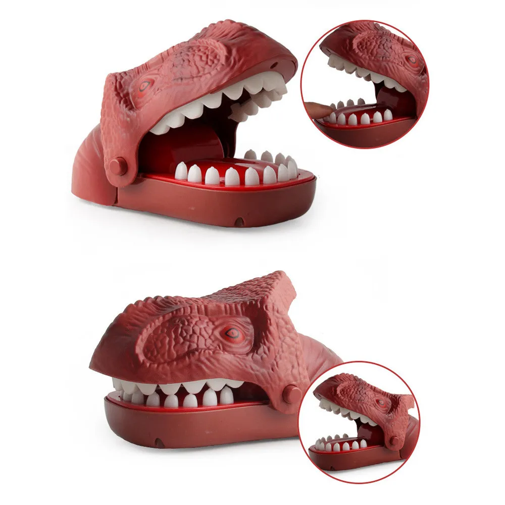 Динозавр стоматологическая игра Классические кусающие руки пальцы игрушки