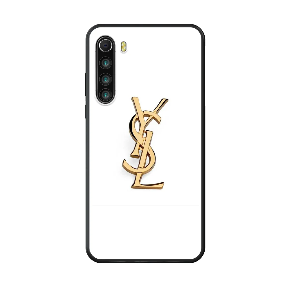 

Makeups Y-YSL Design Phone case For Xiaomi Redmi Note 8T 8 9 7 7A 8 8A 4 5 9S Pro black waterproof 3D shell soft cell cover