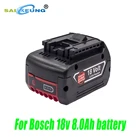 Аккумуляторная батарея Bosch, 18 в, 18650 А, литиевая батарея BAT609, BAT610, BAT618, BAT619G