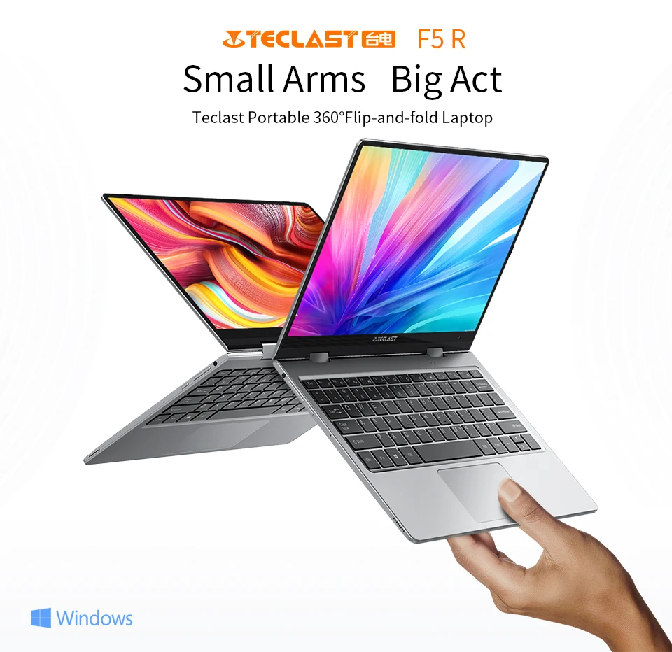 Ноутбук Teclast F5R 11,6 дюймов Win 10 8 Гб DDR4 256 ГБ SSD Intel Gemini Lake N3450 360 градусов шарнир с сенсорным экраном