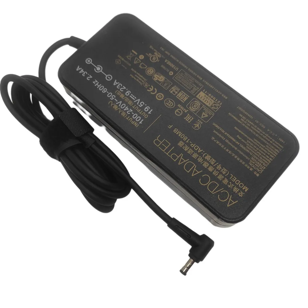 gaming 180w 19 5v 9 23a 5 52 5mm laptop adapter for asus rog g75 g75vw gl502vtgl502v g75vx gl502 g750jmn charger power supply free global shipping