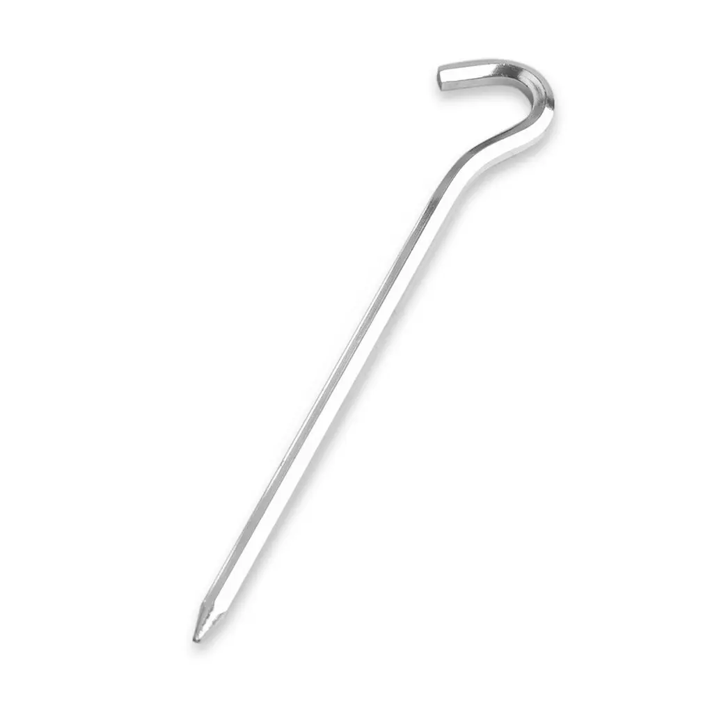 

ShineTrip 18cm Tent pegs Aluminum Round Tent Stake Alloy Silver Tent Pegs Outdoor nails Tent Accessories
