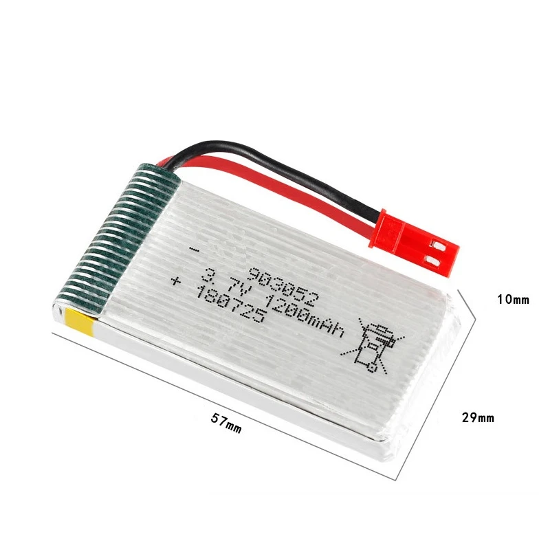 903052 1200 мАч аккумуляторная батарея для Syma X5 X5C X5sw X5sc X5s -1 X5hw X5uw M18 H5P Rc Quadcopter 3 7 v Lipo