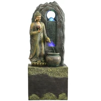 southeast asia buddha statue water fountain decoration living room office entrance zen club humidifier fortune decoration