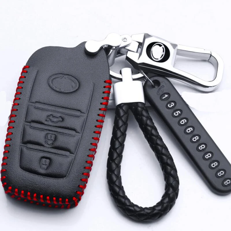 Car Key Case Bag Holder Protective Sleeve Cover For Rav4 Corolla Prius Prado Previa Camry Highlander Mark X Vios Etc. | Автомобили и