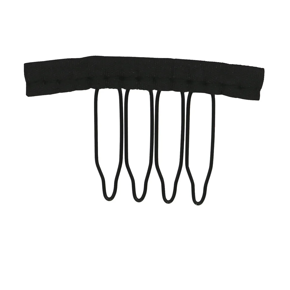 

3/4/5/6/7 Tooth Spring Buckle Headgear Ponytail Small Comb Small Net Cap Wig Hook Fixed Hairpin Sparse Spring Comb