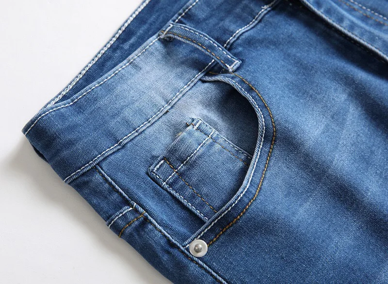 Мужские модные рваные джинсы 2020 мужские джинсовые брюки до колен прямые короткие