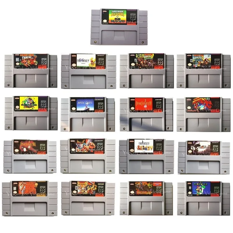 16-битная картридж DonkeyKongCountry для видеоигр, карта памяти для Nintendo SFC/SNES US NTSC, английская версия