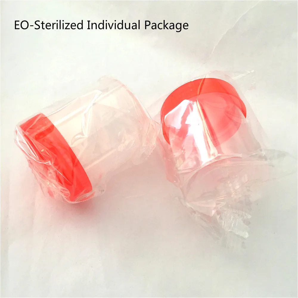Пластиковая емкость для мочи 40 мл пластиковая крышка винтов чашка EO стерилизация