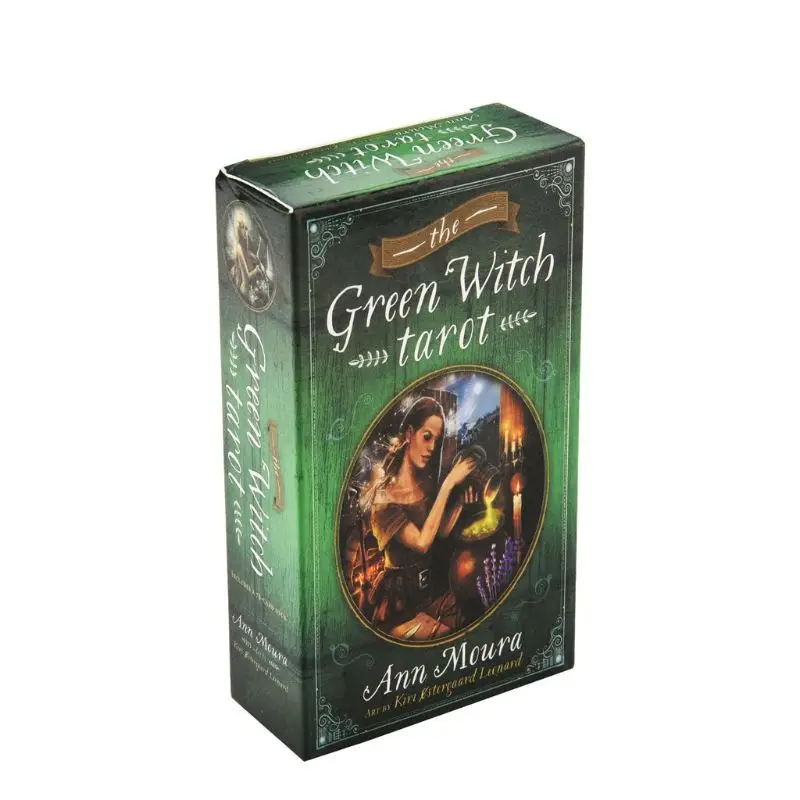 

78pcs The Green Witch Tarot Cards Deck Party Board Game Oracle Playing Card K1KD