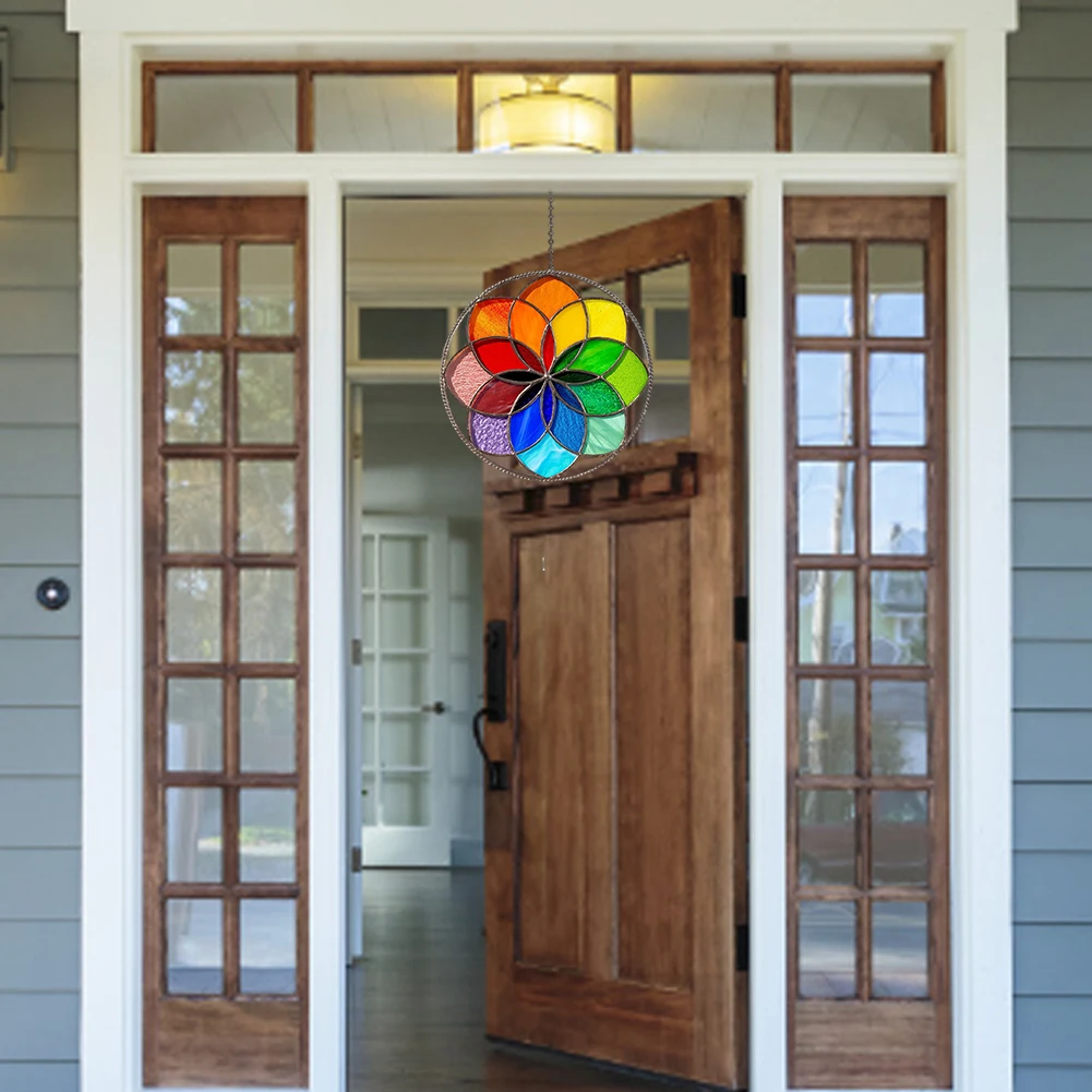 

Rainbow Hanging Decoration Painted Window Ornaments Hanging Decor Scandinavian Kids Room Decoration Accessories Room Decor