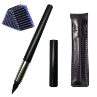 jinhao 35 series black metal fountain pen ink pen titanium black fine nib business office school supplies writing