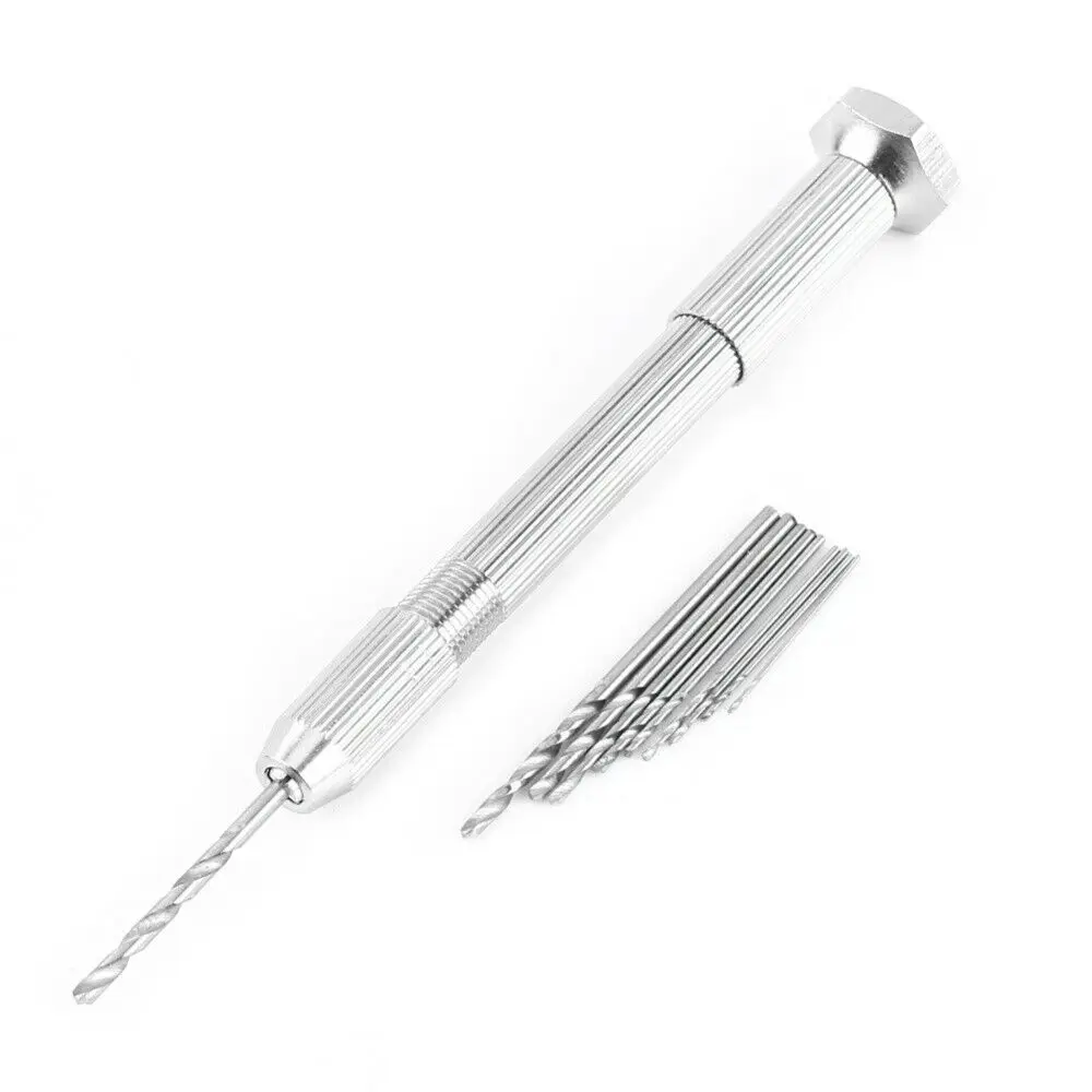 

1*Portable Mini HSS Drill Bits 0.5-2mm Hand Model Craft Tools Bits Light Weight