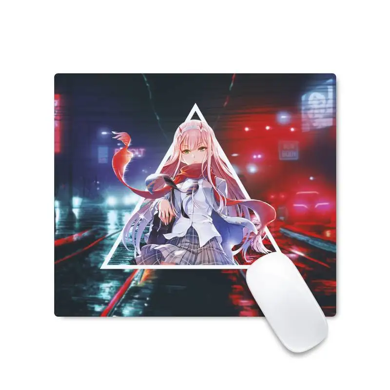 

Zero two daring Customized MousePads Computer Laptop Anime Mouse Mat Desk Table Protect Game Office Work Mouse Mat pad Non-slip