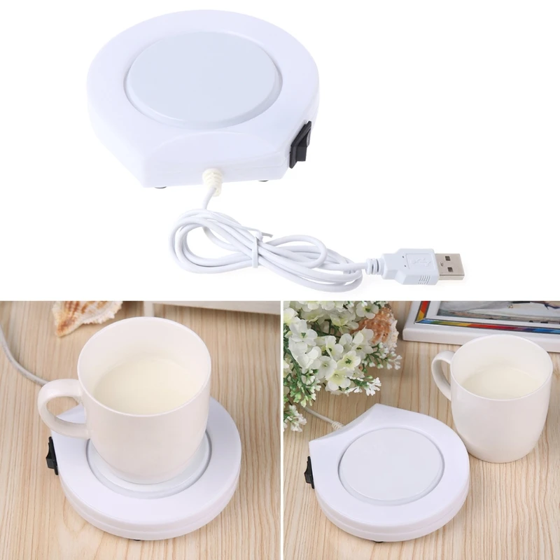 Портативная электрическая Подставка-грелка для напитков с питанием от USB