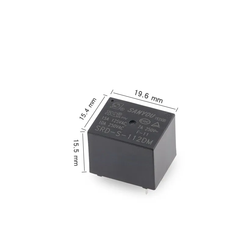 5 шт. Мощность реле SRD S 105D 5VDC 112D 12VDC 124D 24VDC 12A 5PINS DC5V DC12V DC24V В 12 24 постоянного тока|Реле|