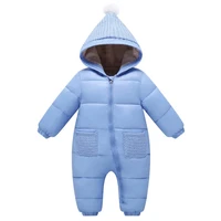 winter baby clothes hooded rompers for baby boys girls 3 6 12 18 24 month toddler warm thick romper newborn wear infant jumpsuit