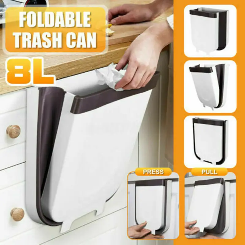 Новинка 2020 Лидер продаж креативный настенный складной контейнер для мусора