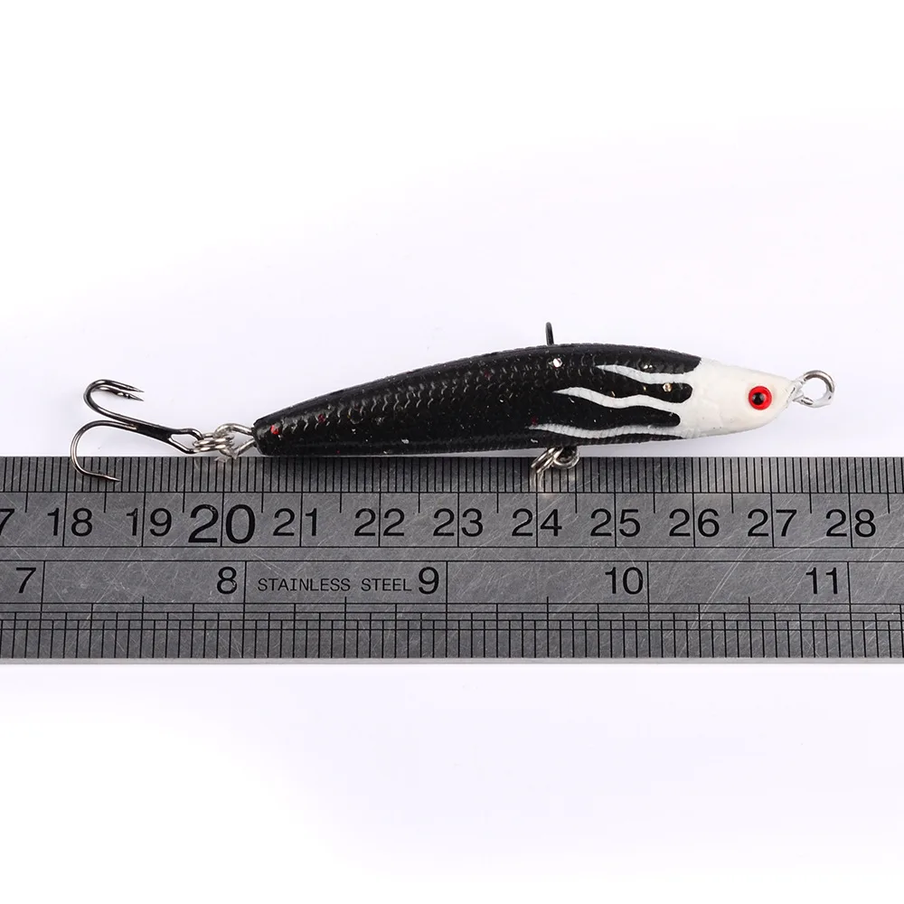 10pcs 8cm 18g Pencil Sinking Fishing Lure Weights Bass Tackle Baits Accessories Saltwater Lures Fish Bait Trolling | Спорт и